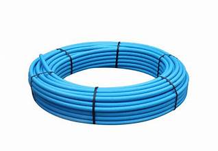 MDPE Pipe Coil Blue 100m