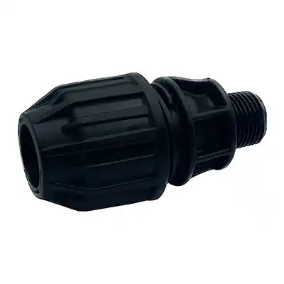 AGRIFLOW Male Straight Coupler